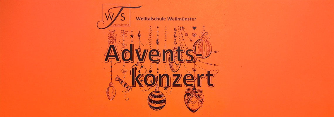 Adventskonzert Weiltalschule Weilmünster 2024.