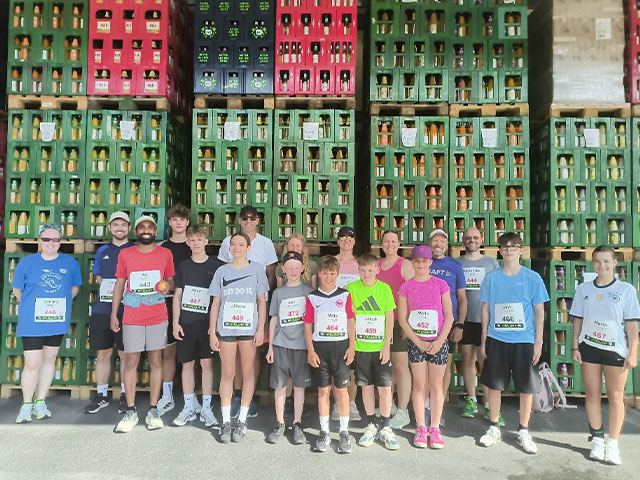 Gruppenfoto Apfellauf 2026 Weiltalschule Weilmünster.