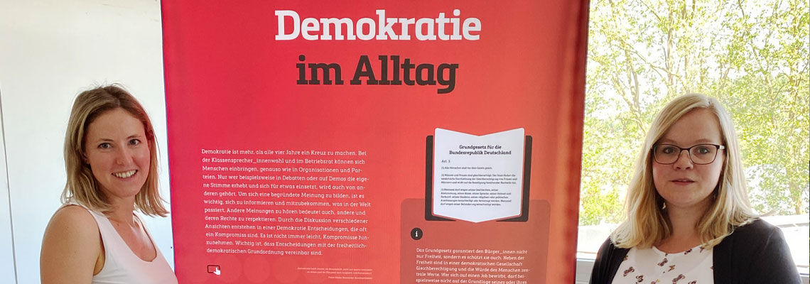 Ausstellung „Demokratie stärken – Rechtsextremismus bekämpfen“
