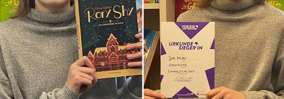 Die Weiltalschule ist stolz auf Jette Müller