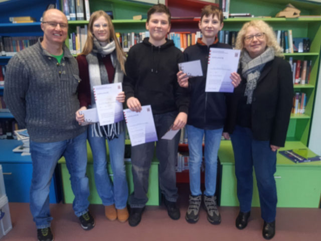 Ehrung Mathematik Wettbewerb 2025.