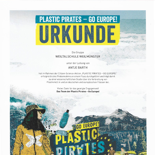 Urkunde Plastic Pirates