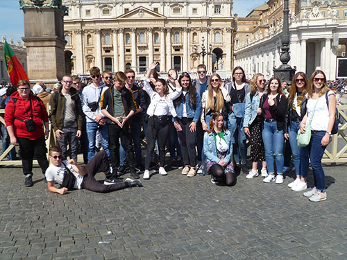 Studienfahrt Rom Gruppenfoto