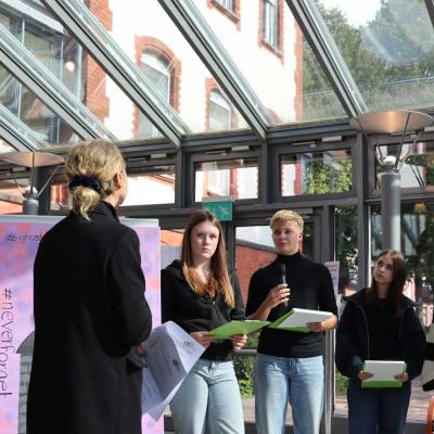 Foto 4 von Hannah Rösen - Weiltalschule Inspiriert Frankfurter Streetart Künstler.
